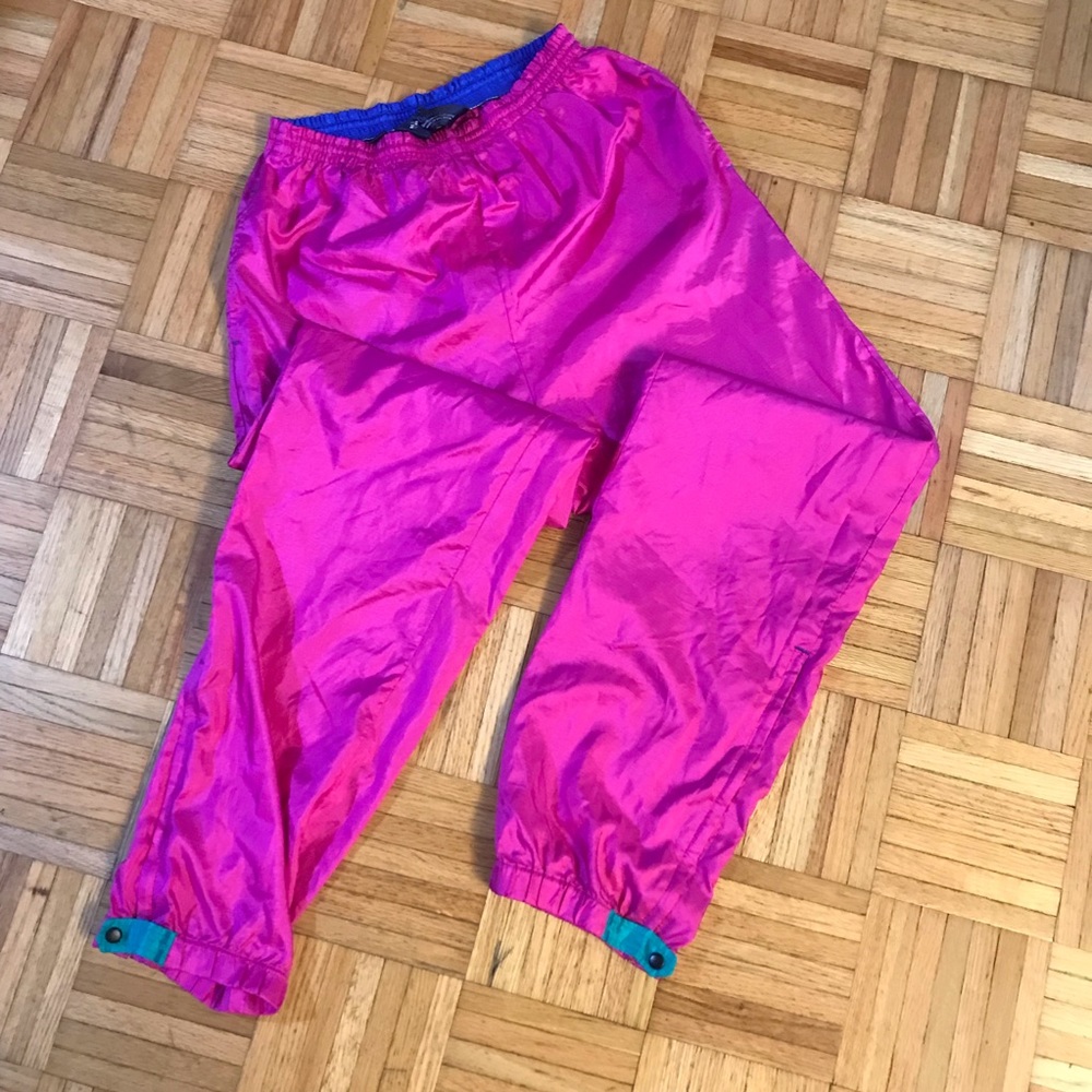 Columbia Vintage Retro Pink Track Pants